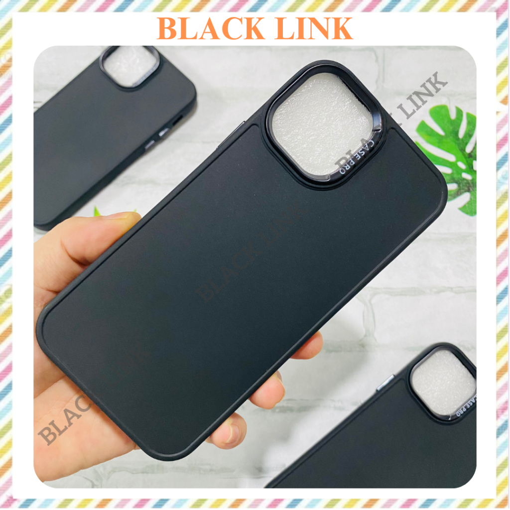 Ốp lưng viền camera kim loại đen iphone chống sốc dẻo 7/8plus/xr/xsmax/11/12/13/14/15/promax/plus