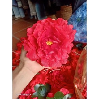 Hoa lụa, mẫu đơn,cúc râu đủ màu trang trí tết.