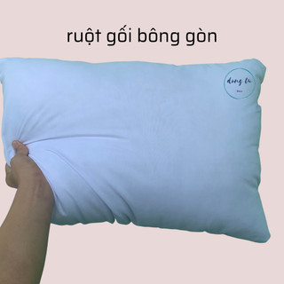 Ruột gối hơi 40 x 60, 50 x 70cm đông tư có khoá kéo, giặt được gòn