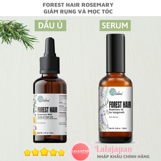 Xịt dưỡng mọc tóc rosemary oil forest hair, serum mọc tóc dưỡng tóc dài nhanh tinh dầu hương thảo