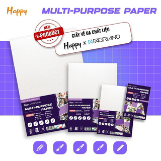 [DA ĐEN] Giấy Vẽ Happy Multi Purpose Paper 200gsm (Mới)