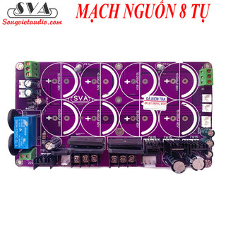 Mạch nguồn 8 tụ đa năng - mạch phíp thủy tinh 2 lớp