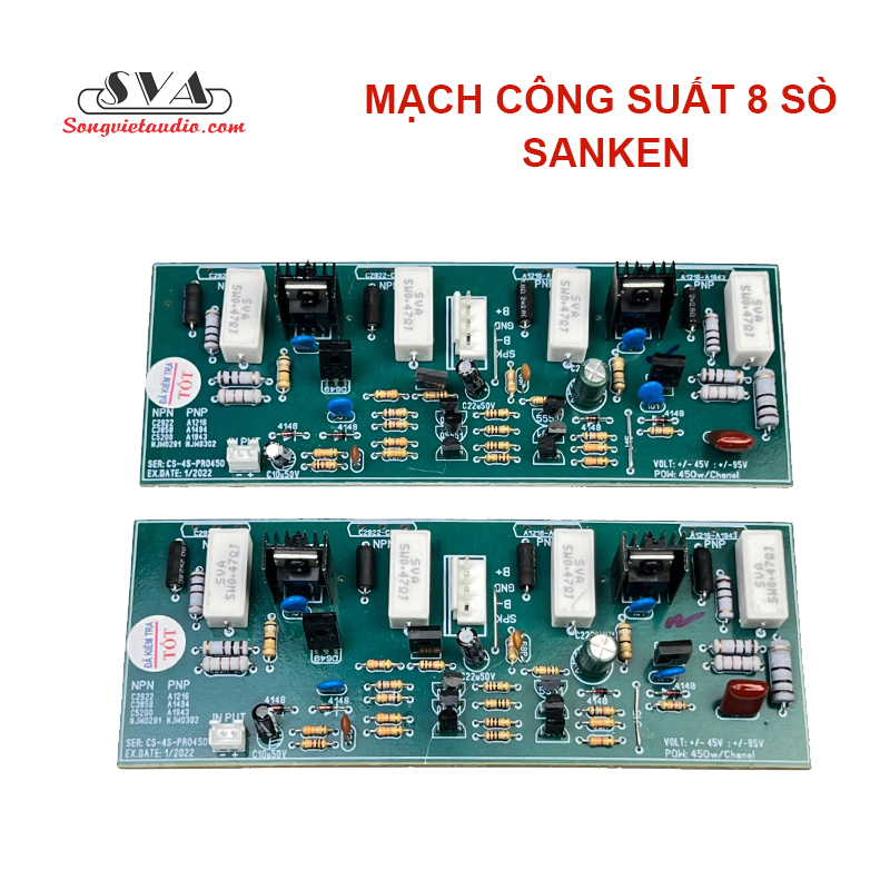 MẠCH CÔNG SUẤT 8 SÒ SANKEN -1 CẶP