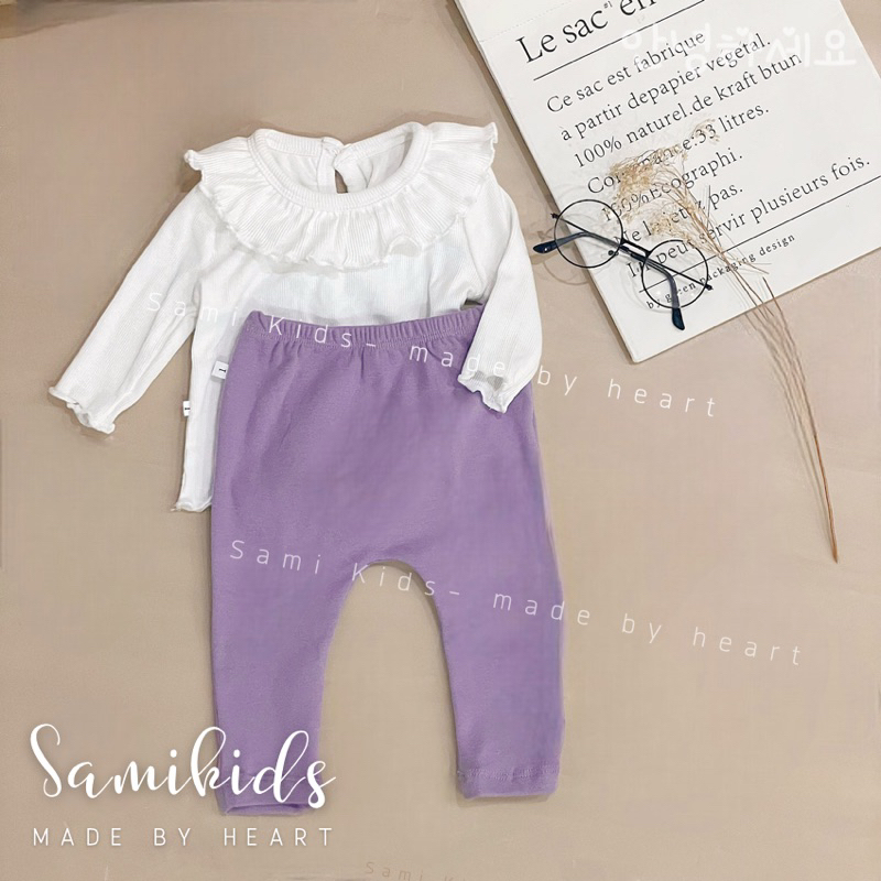 Quần mặc bỉm cotton Hàn cho bé trai bé gái 3-13kg