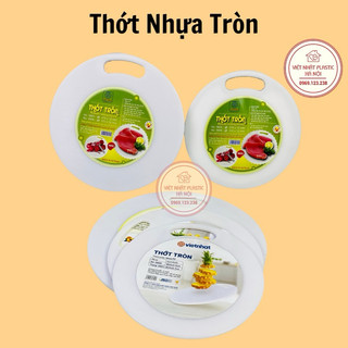{ HÀNG CAO CẤP} Thớt nhựa tròn Việt Nhật 3 size kháng khuẩn bền đẹp (MS:5800/5801/5802)