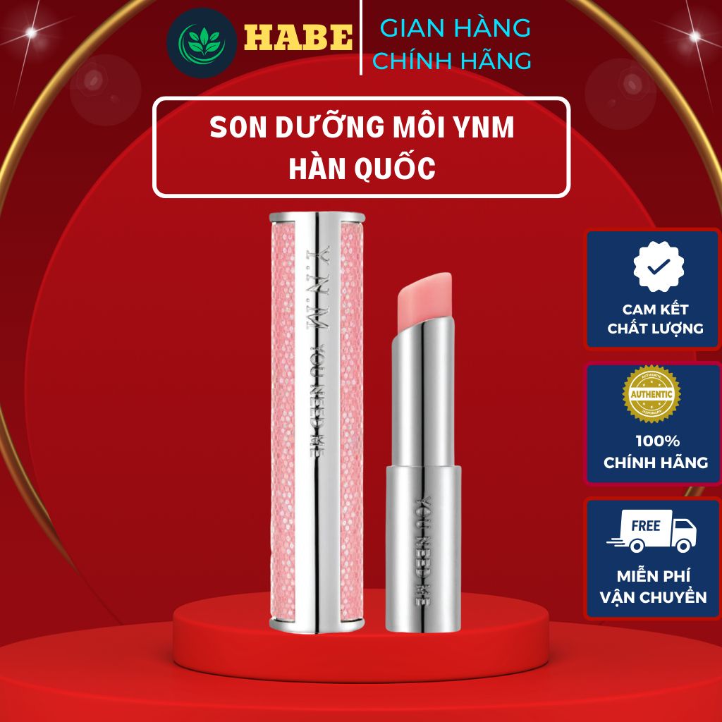 Son Dưỡng Môi YNM, Son Dưỡng Có Màu Dưỡng Ẩm Mềm Môi Mờ Thâm YNM Candy Honey Lip Balm