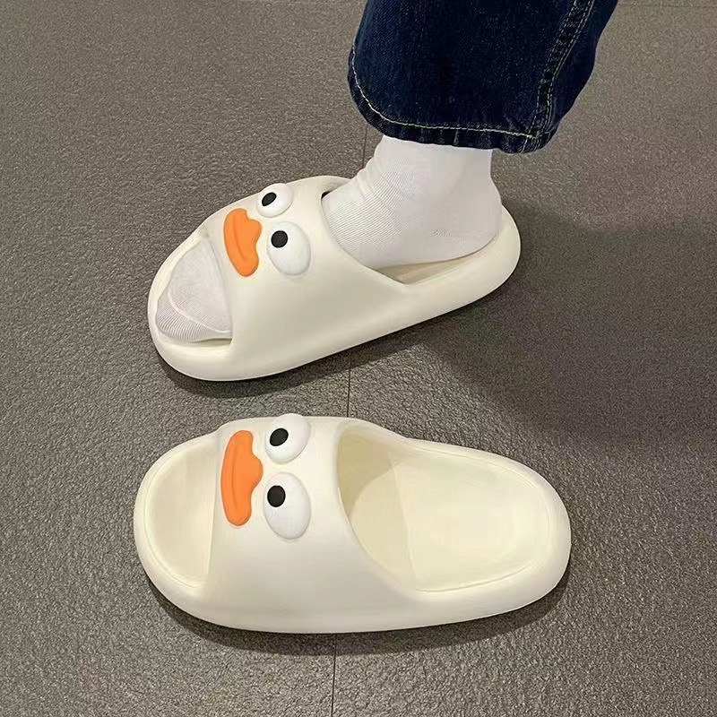 Dép Vịt Con đi trong nhà, ngoài trời thời trang đơn giản nam nữ dép bánh mì chống trượt thoải mái thoáng khí