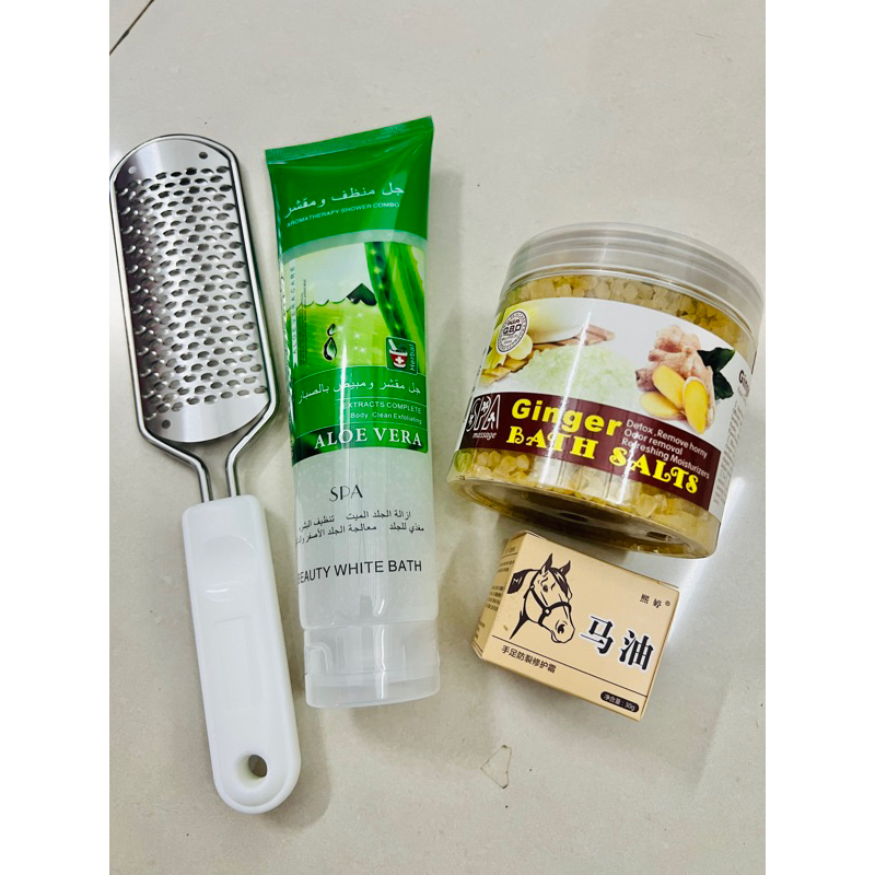 combo chà gót chân