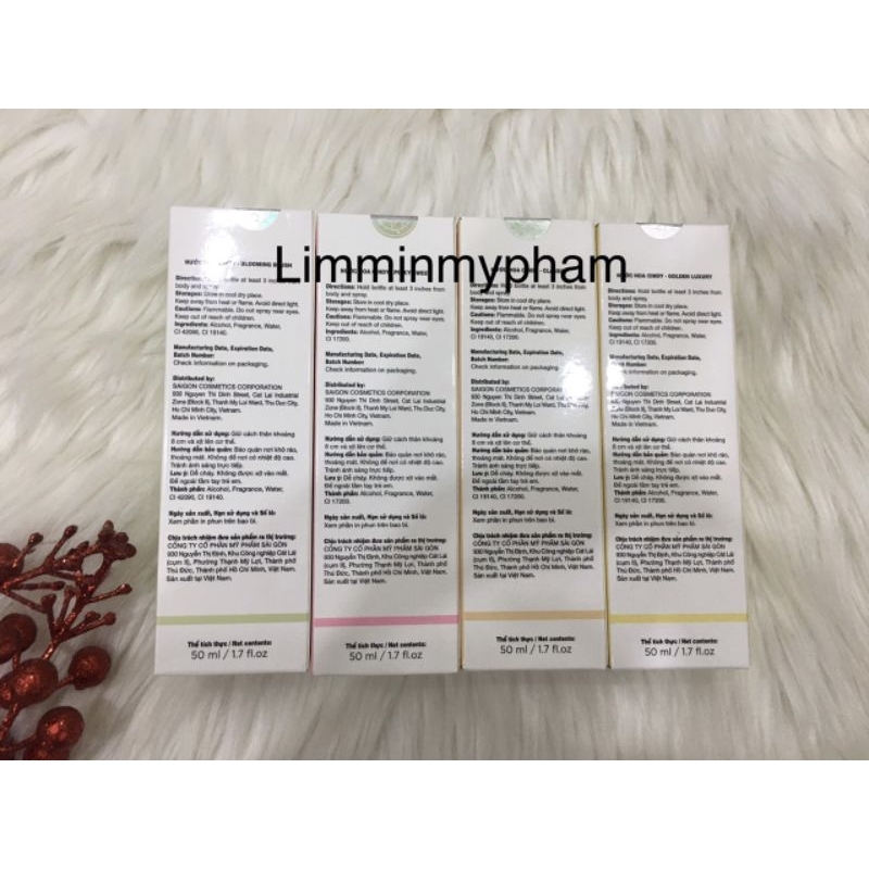 Nước hoa cindy mẫu mới 50ml