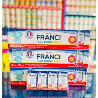 Thùng 48 Hộp Sữa Bột Pha sẵn Franci Plus Grow Gold 110ml