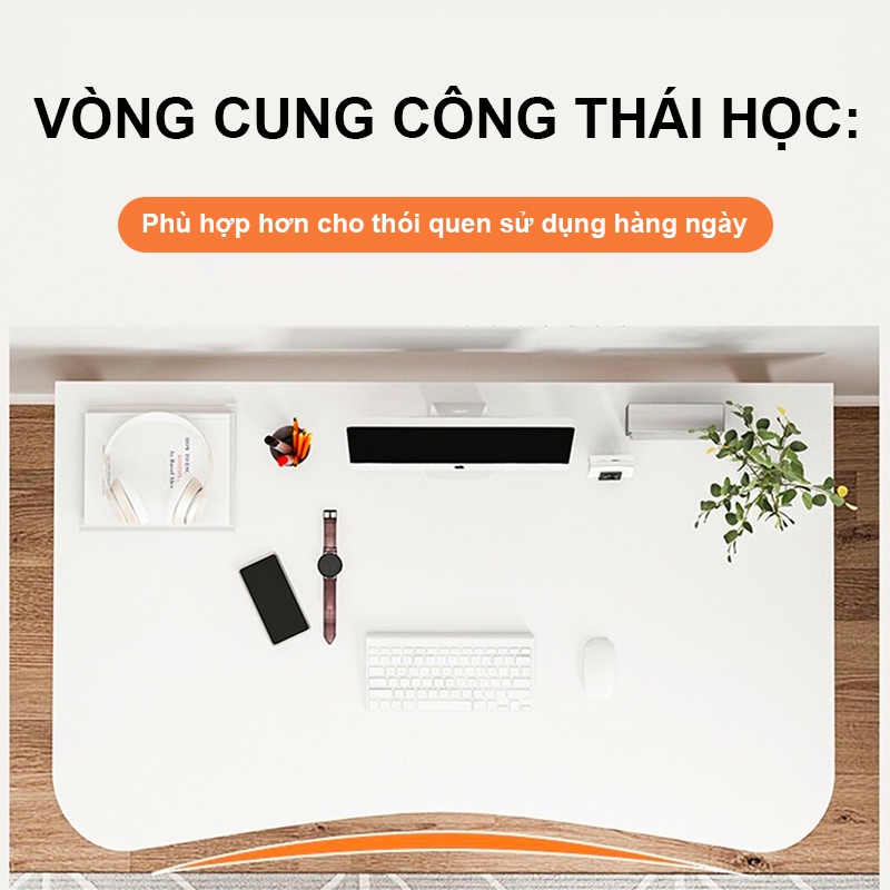 Bàn làm việc cách bắc âu mặt gỗ MDF chân gỗ sồi tự nhiêu | BigBuy360 - bigbuy360.vn