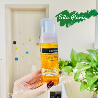 Sữa rửa mặt Neutrogena nghệ Calme Curcuma, tạo bọt, làm sáng da, chống oxi hóa_Sữa Paris Aderma