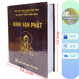 Sách - Kinh Vạn Phật (Bìa Da khổ 15 x 24 cm,QB - Nhà Sách Anh Thành)