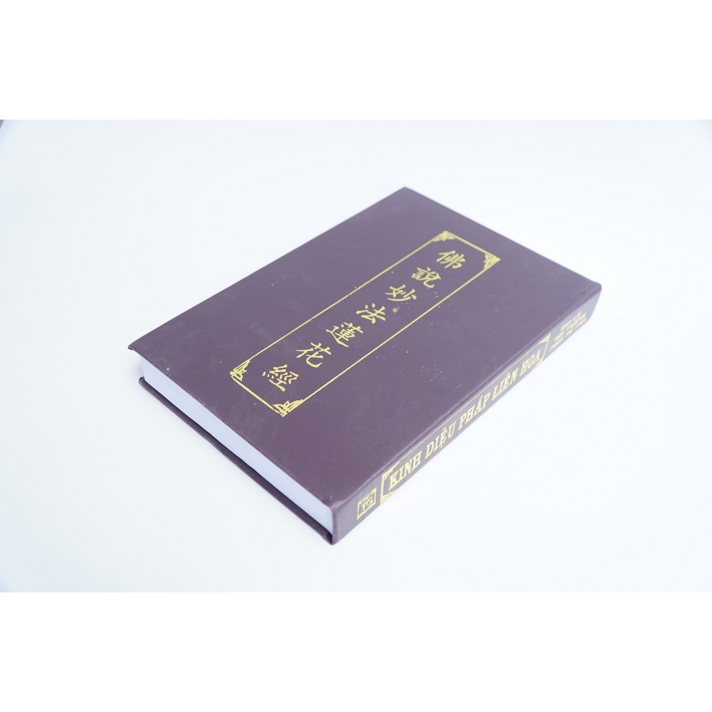 Sách - Kinh diệu pháp liên hoa - Bìa Da
