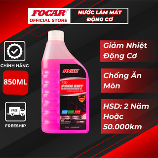 Nước làm mát động cơ ô tô Focar Red Coolant 0,85L, Nước làm mát máy, ước làm mát xe hơi, Nước làm mát ô tô tiêu chuẩn