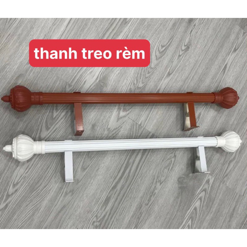 ( Phụ kiện rèm) Thanh Treo Rèm, Khung Treo Rèm Có Tặng Kèm Phụ Kiện