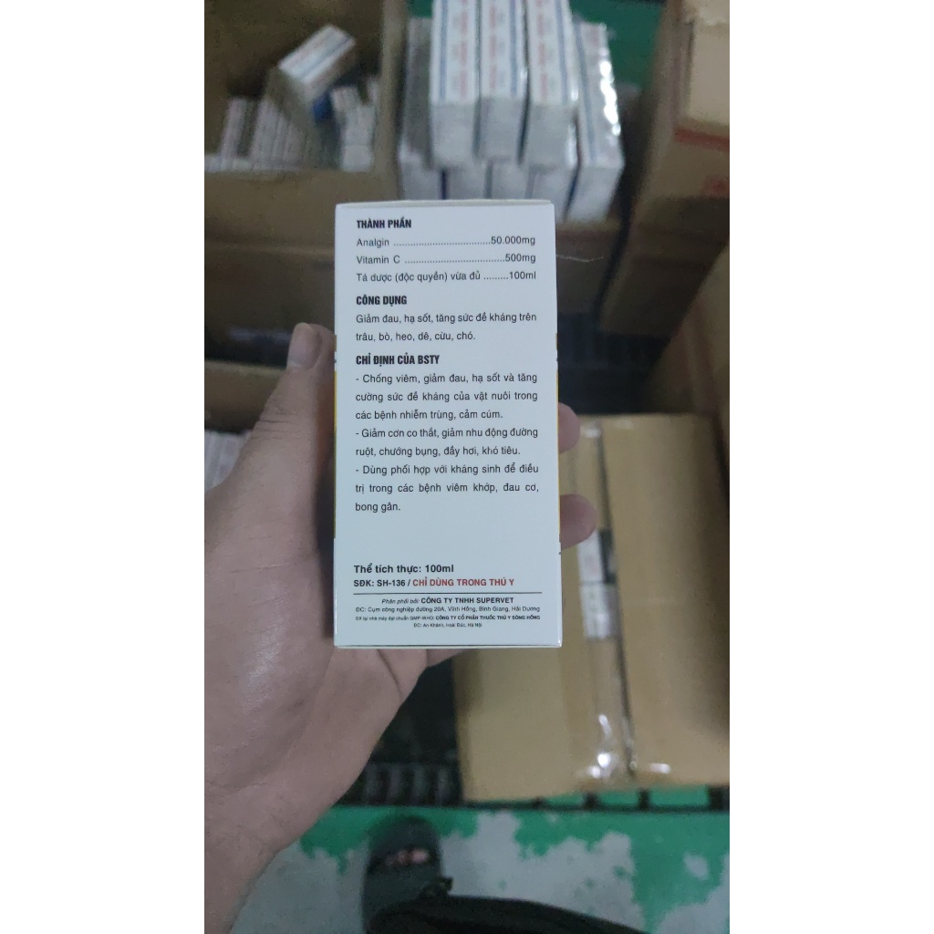Dịch chiết Anagil C thú y Supervet