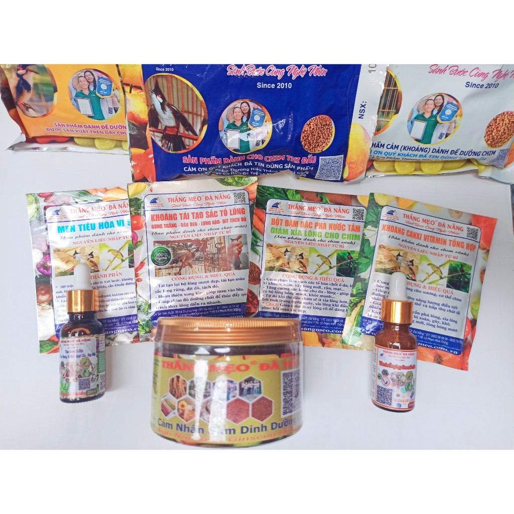 Cám Thắng Mẹo Đà Nẵng cám sâm cám dưỡng cám đấu vitamin khoáng