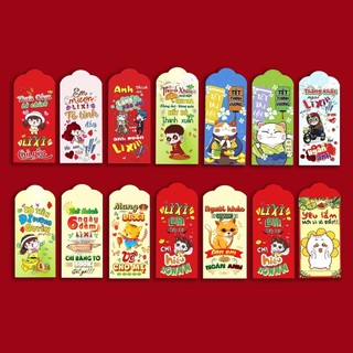 Set 10 Phong Bao Lì Xì Tết 2026 truyền thống tết bính ngọ