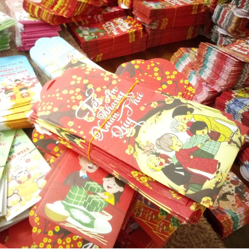 Set 10 Phong Bao Lì Xì Tết 2024