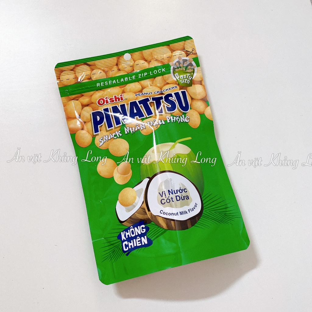 Đậu Phộng Pinattsu Oishi vị socola/vị Mực Cay gói