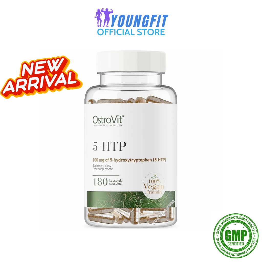Viên Uống 5 HTP Giảm Căng Thẳng Giúp Ngủ Ngon Ổn Định Phong Độ (180 viên) - YoungFit x Best Nutrition