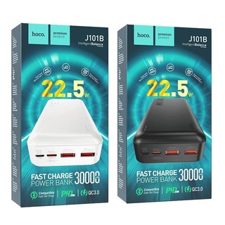Sạc dự phòng hoco j101b dung lượng 30000mah sạc nhanh 22,5w