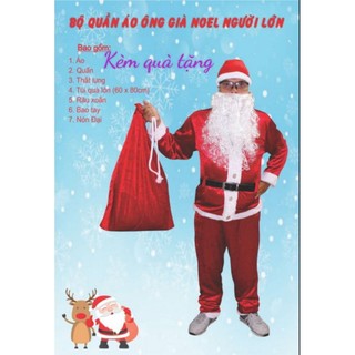 Bộ hóa trang ông già noel