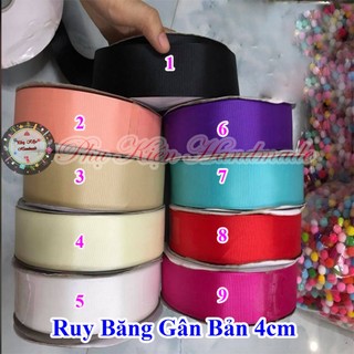 Ruy băng gân bảng 4cm 8k/mét