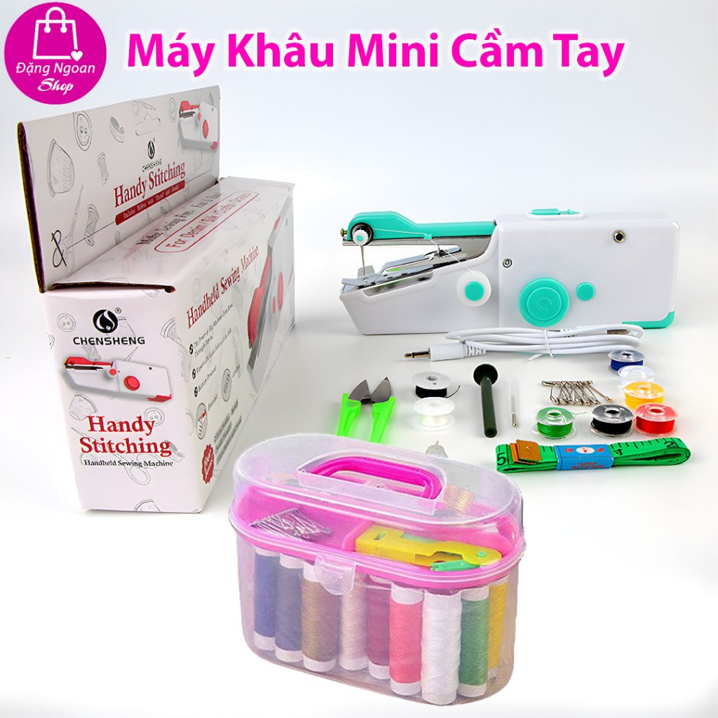 Máy Khâu Mini Cầm Tay  - Máy May Mini Cầm Tay Gia Đình Nhỏ Gọn, Tiện Dụng - Đặng Ngoan Shop