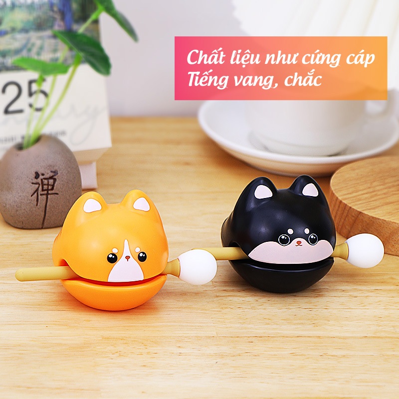 Gõ Mõ Mini Hình Mèo Dễ Thương Mõ Nhựa Tiếng Vang Trang Trí Bàn Làm Việc Để Văn Phòng Quà Tặng Bạn Bè Ý Nghĩa
