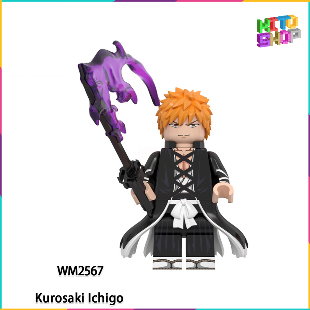 Đồ Chơi Lắp Ráp Minifigures Bleach Anime Kenpachi Ichigo Cifer Yhwach 6164 Mẫu Mới