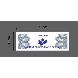 210 tem niêm phong Decal xi bạc vỡ