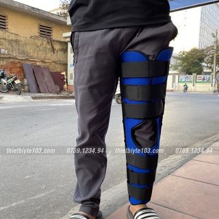 Nẹp đầu gối chân orbe olego h3 - giúp cố định vùng quanh khớp gối, đùi, cẳng.