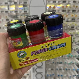 [DA ĐEN] Màu Vẽ Poster DOOLY D.A P&T Hàn Quốc 12 Màu Hộp Nhựa