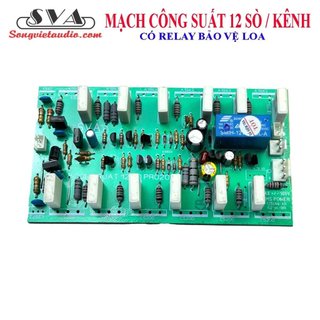 Ạch công suất mainpower 12 sò /1 kênh có role