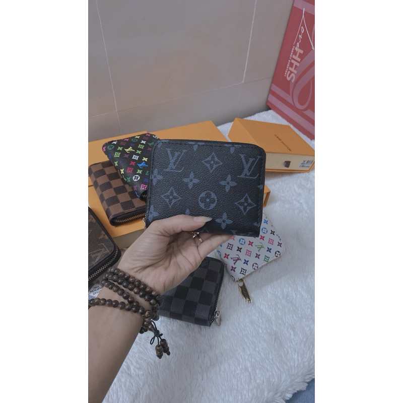 Ví khoá kéo mini hoạ tiết cầm tay, bỏ túi full box sang chảnh Rosabeli