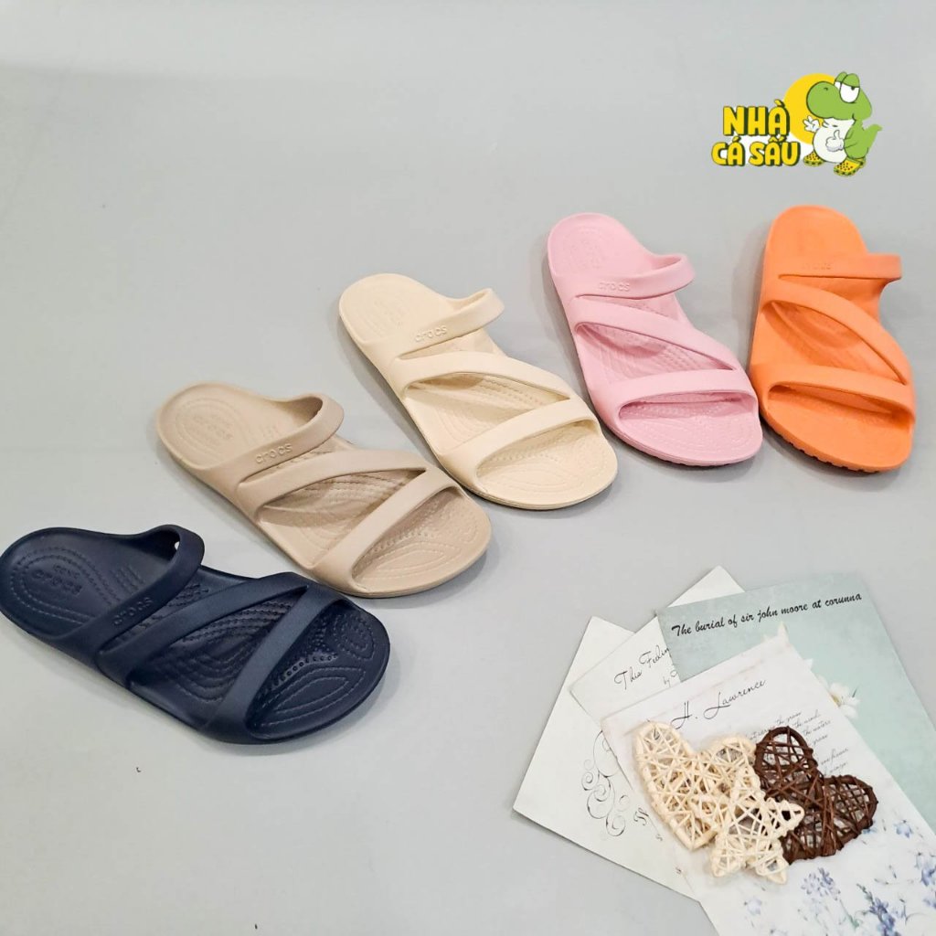 Dép crocs kadee ii nữ chính hãng siêu nhẹ, dép quai ngang crocs swiftwater 2 nữ cao cấp êm mềm chống trơn Crocs House