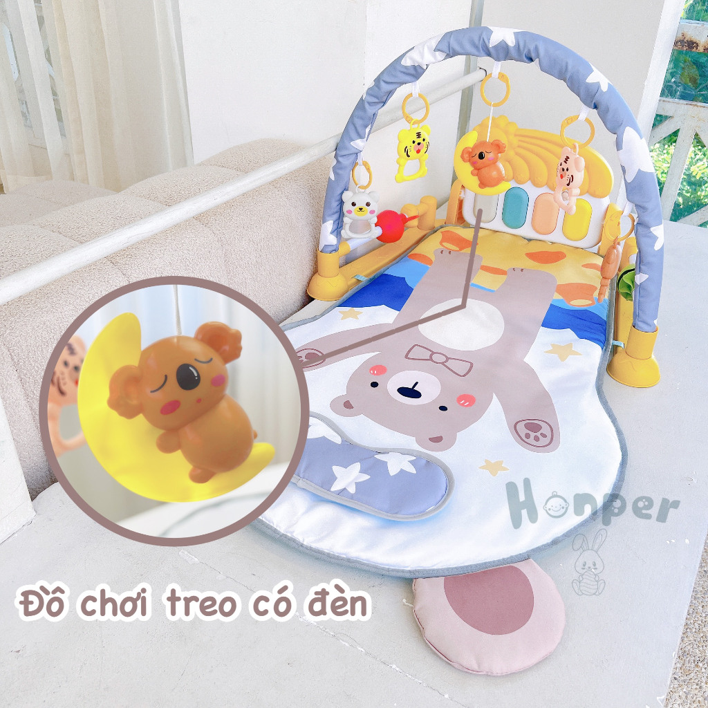 Thảm đàn thảm chơi cho bé phát nhạc piano - kích thích mọi giác quan của bé