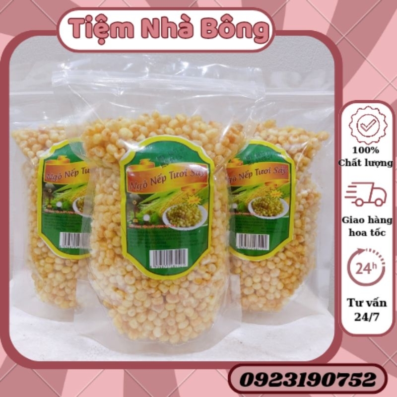 ( 500GR ) Ngô nếp non sấy giòn nguyên vị đặc sản Tây Bắc giòn ngon