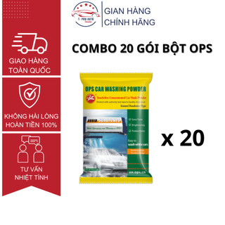  20 Gói Bột Rửa Xe Không Chạm OPS - Combo Tiết Kiệm Làm Sạch Hiệu Quả Rửa Xe Không Cần Chà Xát 