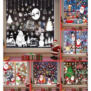 Decal Hít Tĩnh Điện dán tường Noel trang trí giáng sinh - Nhiều mẫu đẹp