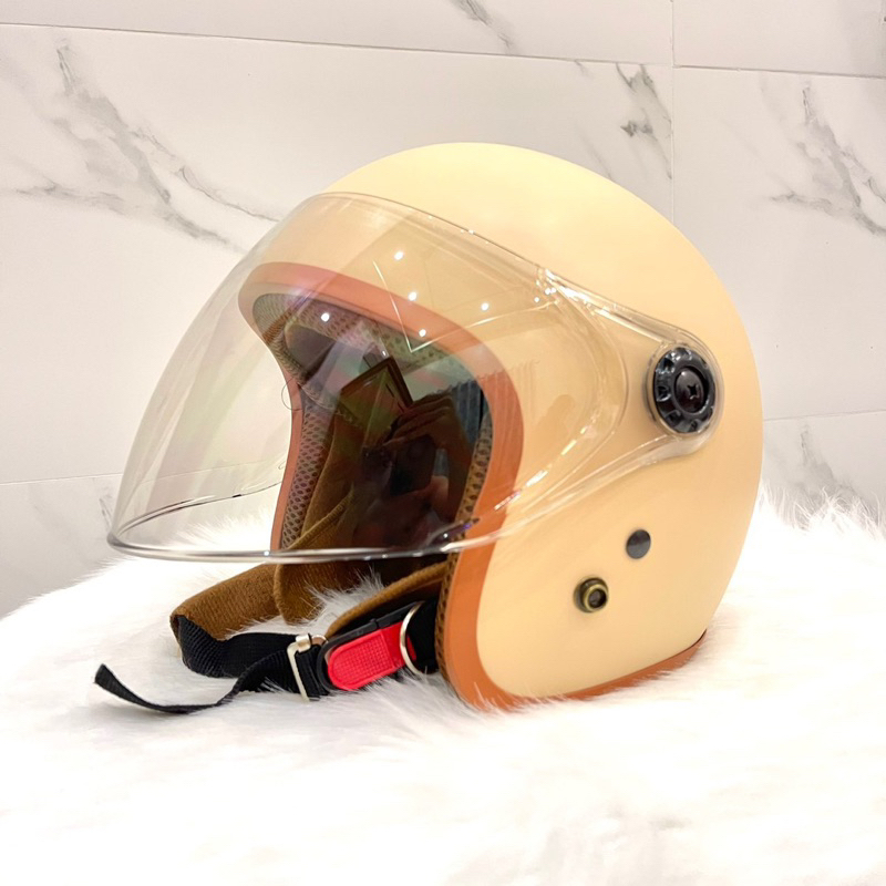 Mũ Bảo Hiểm 3/4 Kính Poc Chống Tia Uv Đi Ngày Và Đêm