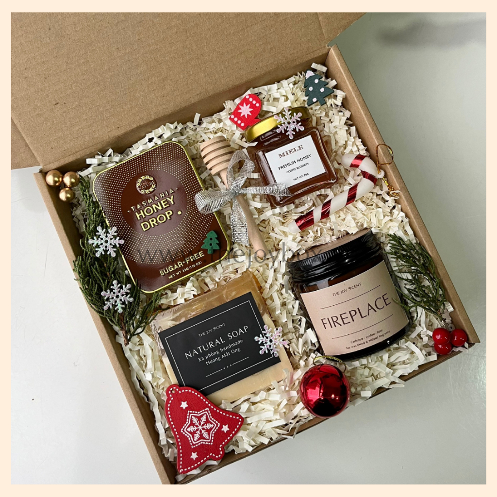 Quà tặng Giáng Sinh COMFORT & JOY - Set quà tặng sinh nhật, giáng sinh, kỉ niệm THE JOY BOX