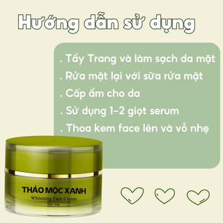 Kem face thảo mộc xanh Dưỡng Da