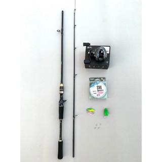 Combo Cần Lure Diaiwaa Nội Địa Máy Ngang Cemreo Tay Trái