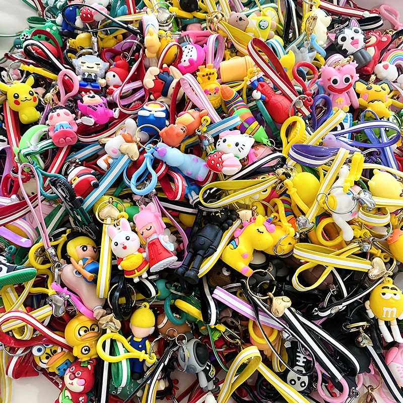 Combo 10 chiếc móc khóa nhân vật hoạt hình anime đủ kiểu