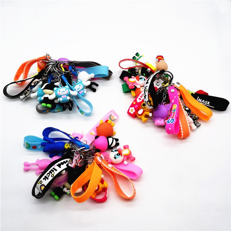 Combo 10 chiếc móc khóa nhân vật hoạt hình anime đủ kiểu