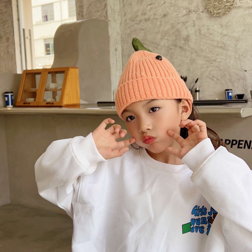 Mũ Len Trùm Đầu Hình Khủng Long Dễ Thương Cho Bé