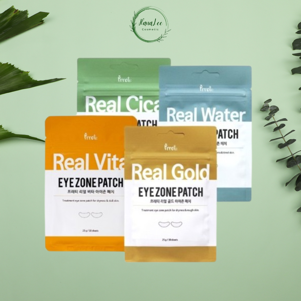Mặt nạ mắt PRRETI Eye Zone Patch gói 30 miếng (3 dòng mới)